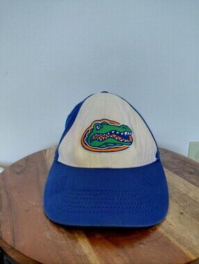 Captivating Headwear Florida Gators NCAA College Sports Blue & White Hat OS